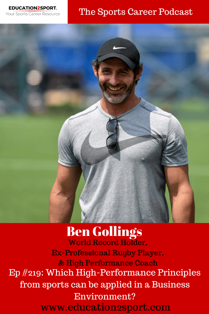 Episode #219: Ben Gollings- Which High-Performance Principles from